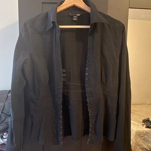 long sleeve black shirt